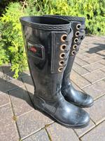 Schwarze glossy Gummistiefel LPB Größe 41 w Hunter  mit Schnürung Niedersachsen - Salzgitter Vorschau
