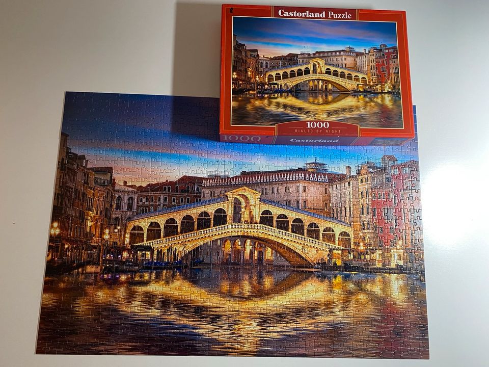 Puzzle „Rialto by night“ mit 1.000 Teilen - vollständig in Lüdinghausen