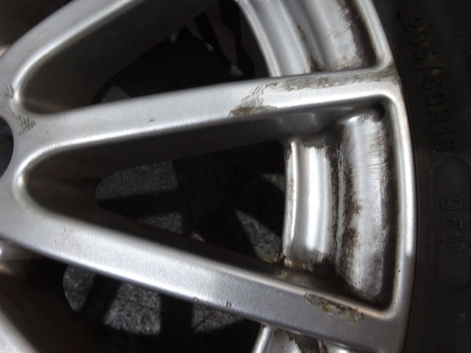 Mercedes C-Klasse W205 Reifen Räder Alufelgen Alu 205 60R16 in Bruchsal