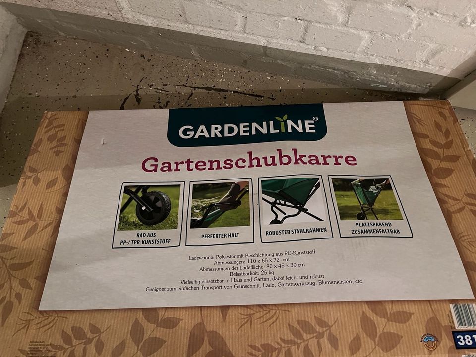 Schubkarre * Gardenline  * NEU * Klappbar * in Hamburg