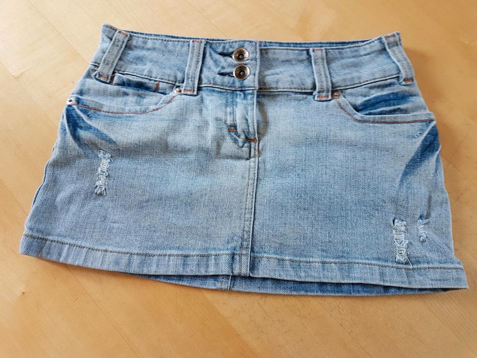 Kurzer Jeans Rock Minirock von Tally Weijl in Größe 34 in Pleiskirchen