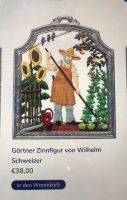 Zinnbild Gärtner von Wilhelm Schweizer Nordrhein-Westfalen - Detmold Vorschau