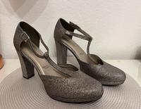 Tamaris Pumps High Heels, silber glitzer | Riemchen |Spangenpumps Kiel - Ravensberg-Brunswik-Düsternbrook Vorschau