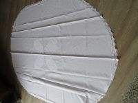 ovale weiße Tischdecke mit Spitze* 160 x200 * Baumwolle Nordrhein-Westfalen - Greven Vorschau
