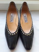 Andrea Puccini Pumps m. Nieten Gr. 39 Leder Schwarz Bayern - Mengkofen Vorschau