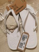 Oxbow Damen Flip Flop weiß Neu Leder Gr. 40,5 Sachsen-Anhalt - Timmenrode Vorschau