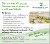 Servicekraft (m/w/d) Vollzeit / Teilzeit- Hotel - Bad Wörishofen Bayern - Bad Wörishofen Vorschau