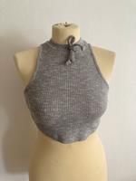 Gymshark crop top Oberteil XS hell grau meliert Sport Fitness Bayern - Augsburg Vorschau
