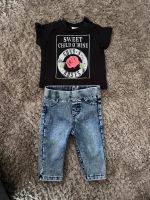 Set Jeans Shirt Guns n Roses Gr.62 H&M Bayern - Großkarolinenfeld Vorschau