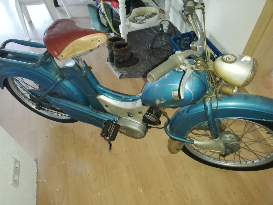 Simson SR 2 E in Hammerschlag Blau Bauj. 1963 abzugeben. in Ebersbach bei Großenhain