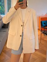 Closed Lola Blazer Weiß Creme oversized Gürtel S Altona - Hamburg Groß Flottbek Vorschau