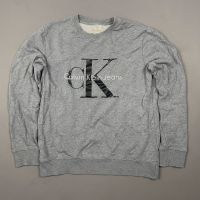 Calvin Klein Jwans Sweater Pullover oversize grau schwarz L Brandenburg - Potsdam Vorschau