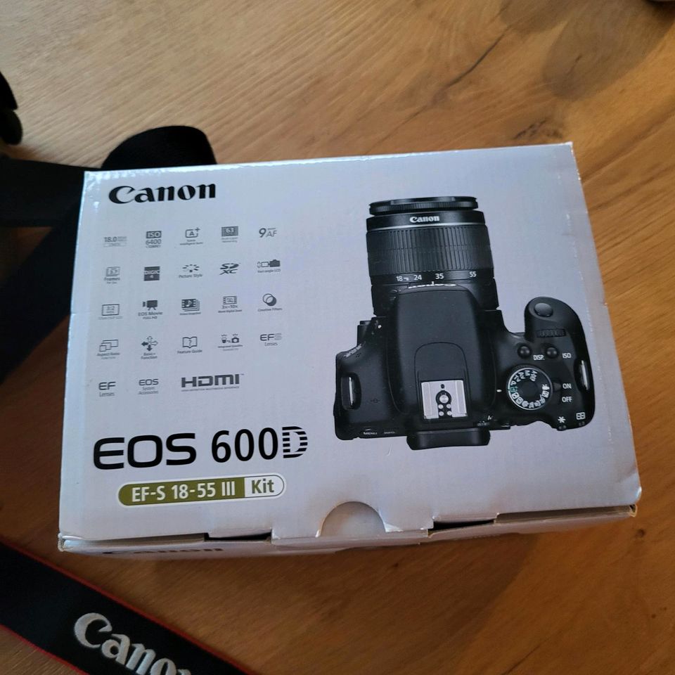 Spiegelreflexkamera Canon EOS 600D in Seebruck