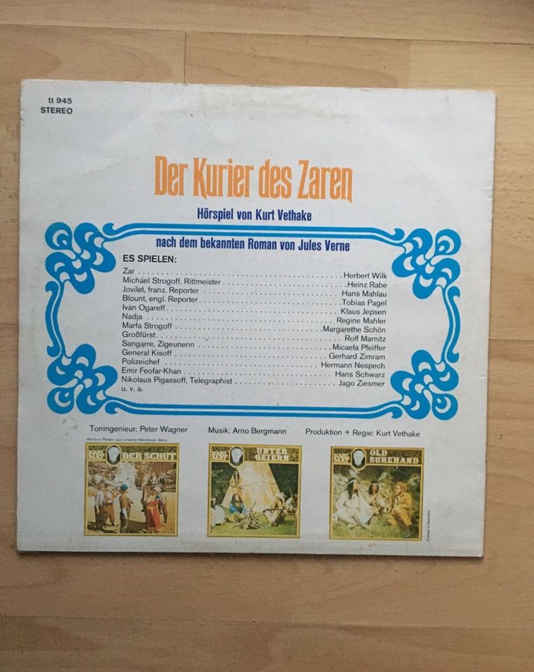 Der Kurier des Zaren, Hörspiel, LP, Schallplatte, Vinyl in Hattingen