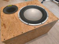 Subwoofer (in selbst gebautem Kasten) 1200 Watt 12 Zoll Mecklenburg-Vorpommern - Wismar Vorschau