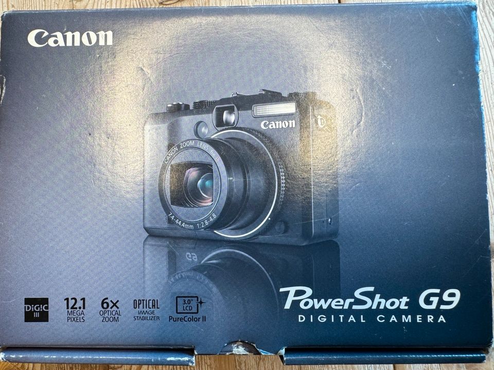 Canon Power Shot G9  Digitalkamera in Siegsdorf