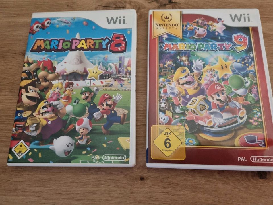 Mario Party 8 und 9 Nintendo Wii in Duisburg