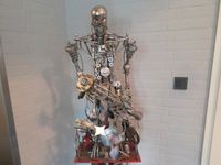 Terminator Skulptur aus Stahl und Edelstahl Essen - Altenessen Vorschau