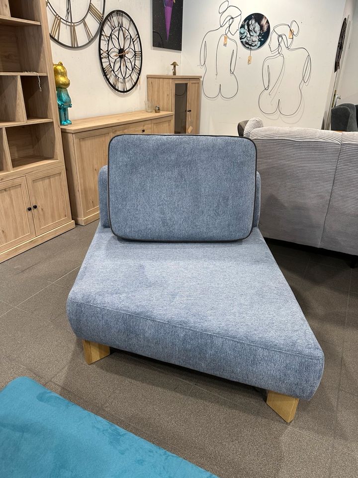 Design Modul Sofa Sessel blau mehrere Stellvarianten in Blomberg