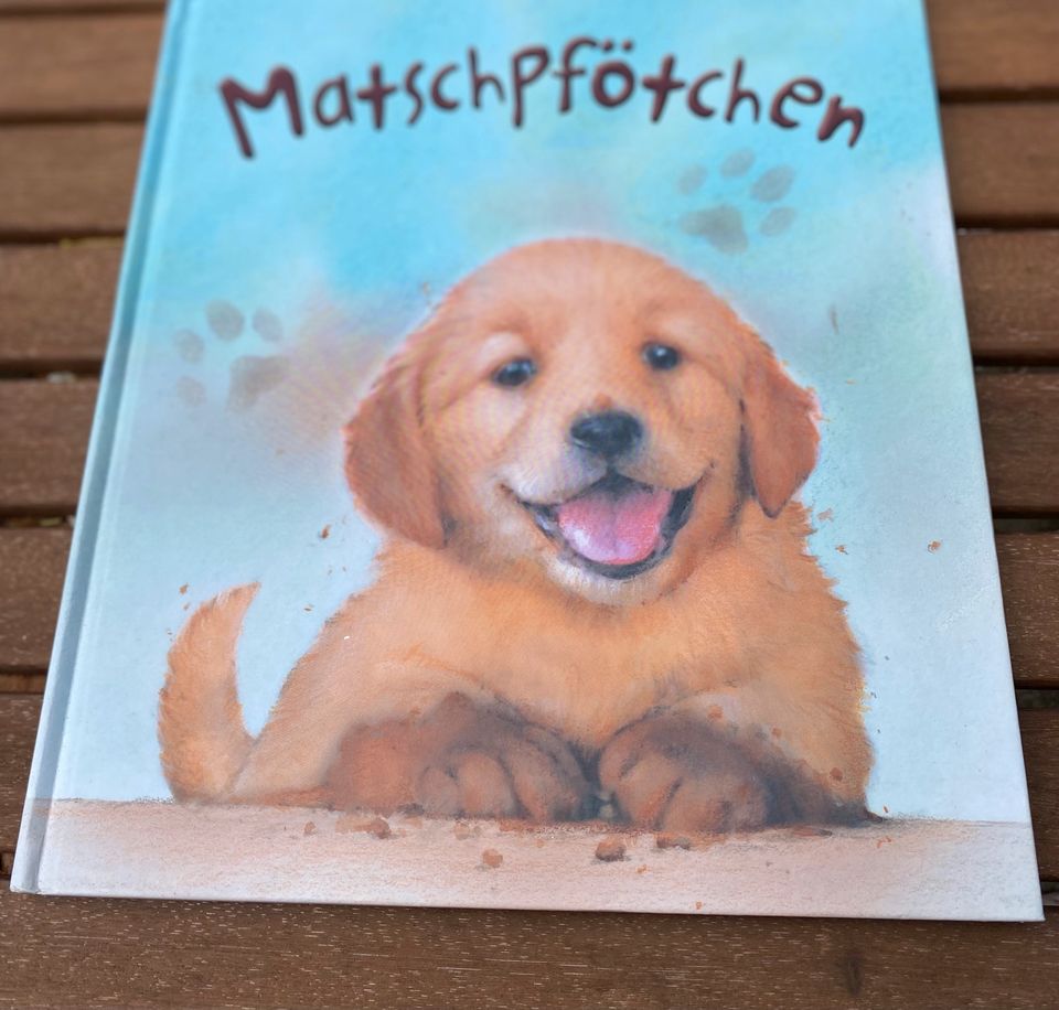 Matschpfötchen Buch Kinderbuch Hund Welpe Top in Waren (Müritz)