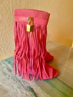 Coole Fransen Boots in pink 37/38, neu Häfen - Bremerhaven Vorschau