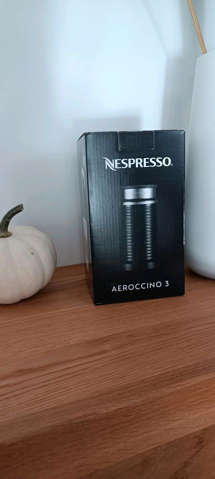 Neu ungeöffnet Nespresso Aeroccino 3 Milchschäumer schwarz in Bad Essen