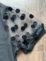 NEU SHEIN T-Shirt Gr. 36 schwarz Ärmel durchsichtig m. Punkten Nordrhein-Westfalen - Hemer Vorschau