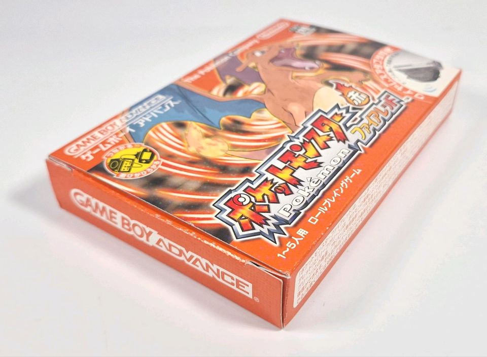 Neuwertig! Pokemon Feuerrot Edition OVP Gameboy Advance Japan Imp in Frankfurt am Main