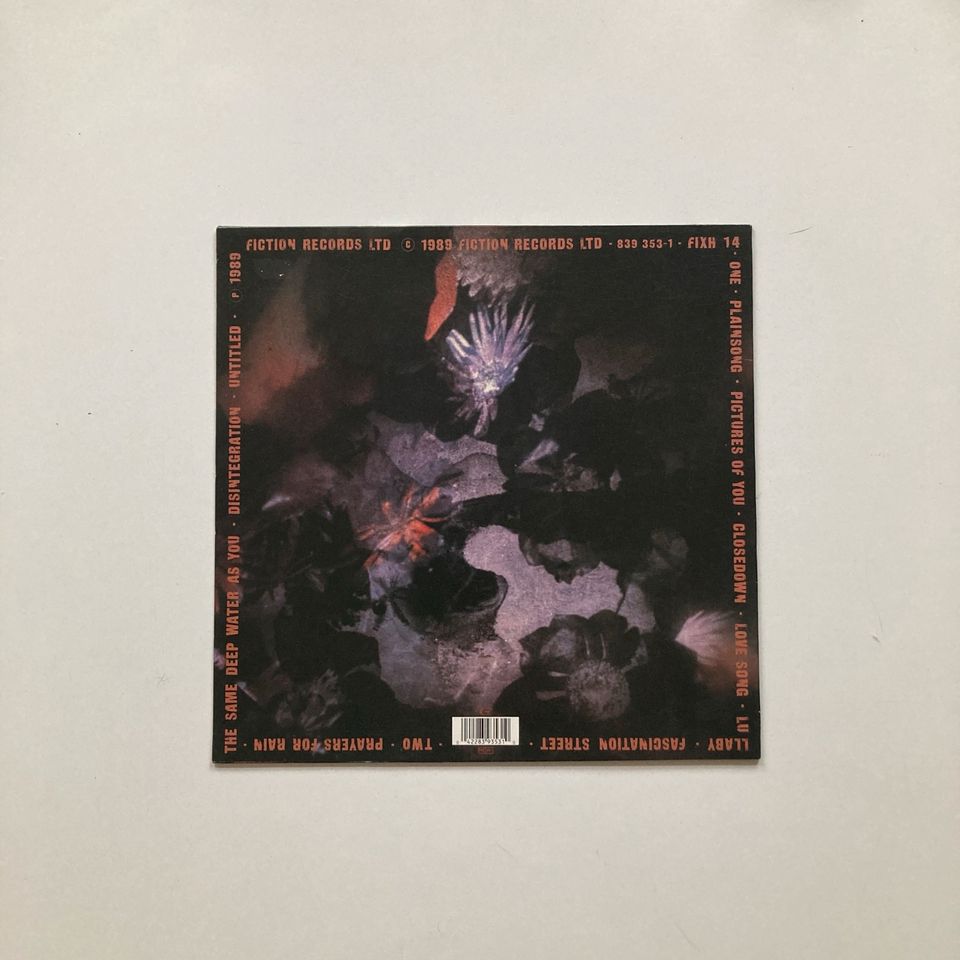 The Cure Disintegration LP Vinyl Original Textured 1989 in Berlin