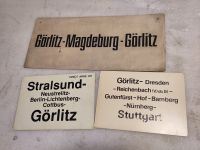 3x Zuglaufschild Görlitz Stuttgart Stralsund Pertinax BWW Löbau Brandenburg - Bernau Vorschau