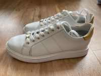 Ralph Lauren Sneaker in weiß mit Gold Kiel - Gaarden Vorschau