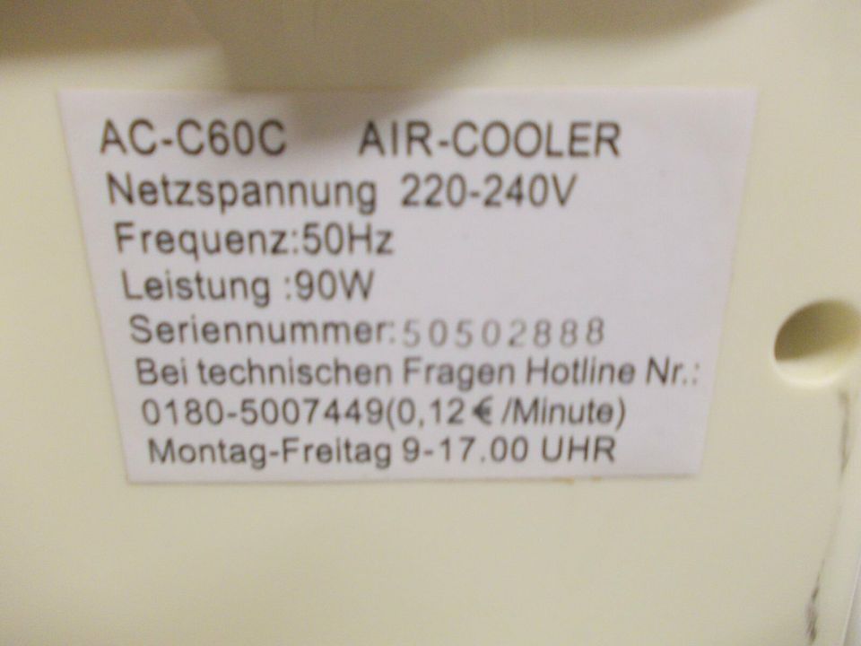 Air cooler / Klimagerät AC C60C in Leipzig