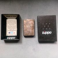 Zippo Feuerzeug mit Aufdruck, silber antik, Limited Edition Berlin - Lichtenberg Vorschau