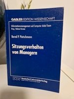 Sitzungsverhalten von Managern | Buch | Sehr Guter Zustand. Bernd Niedersachsen - Wunstorf Vorschau