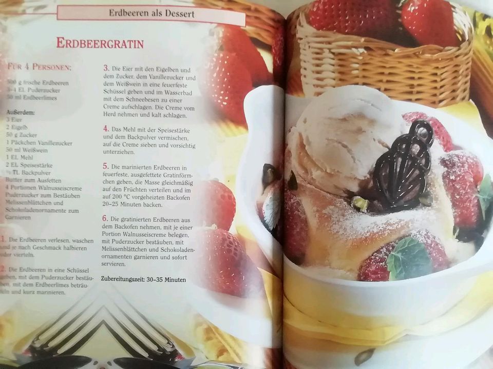 Köstlich und lecker Spargel und Erdbeeren von garant Buch in Buttstädt