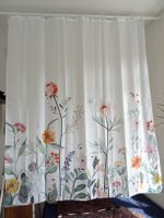 Duschvorhang, Blumen waschbar inkl. Vorhangstange und Aufhänge Bayern - Remlingen Vorschau