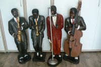 Jazz Blues Swing Band Figuren USA Sänger Kunstharz Dekoration Sachsen - Sohland Vorschau