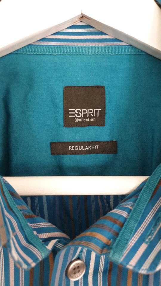 Langarm Hemd von Esprit "Regular Fit" für Herren  Größe XL in Nidderau