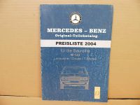 W 123 Mercedes-Benz Preisliste original Sachsen-Anhalt - Halberstadt Vorschau