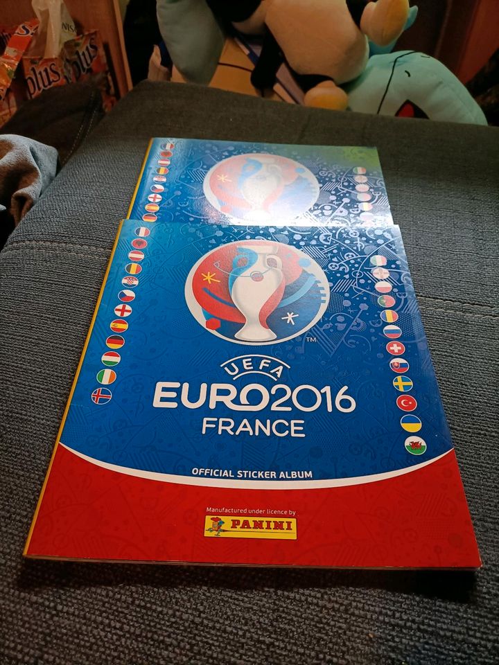 2x Euro 2016 Stickeralbum Leeralbum Europameisterschaft France in Mülheim (Ruhr)