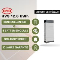 BYD Premium Batteriespeicher HVS 12.8 kWh PV Batterie Speicher Solar Speicher Paket HVS 12,8kwh Nordrhein-Westfalen - Paderborn Vorschau