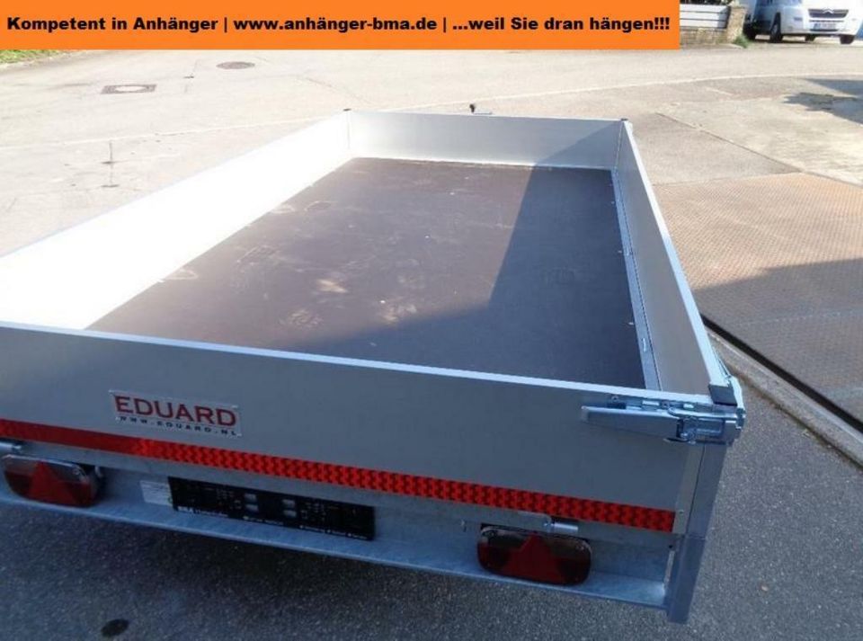 Eduard Anhänger Hochlader 2700kg 330x180x30 63cm Lfh NEU in Mühlhausen im Täle