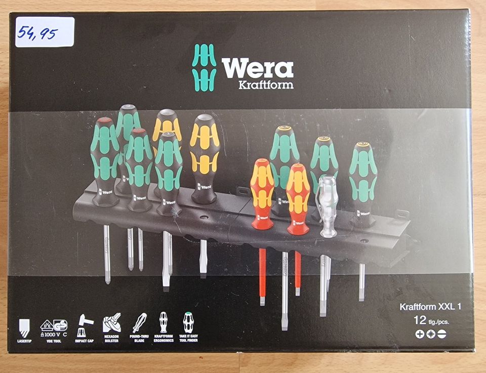 Wera Schraubendreher-Set Kraftform XXL 1,  12 tlg nur 45,00 euro in Köln