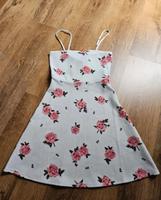 Kleid mit Rosen weiss rosa Gr. XXS H&M neuwertig Brandenburg - Spremberg Vorschau