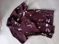 asos Hemd in Burgunder mit Print Hessen - Maintal Vorschau