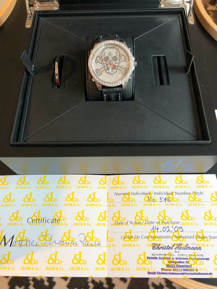 Jacob & Co  Watch Jacob&Co Diamanten Luxusuhr Uhr 47mm in Troisdorf