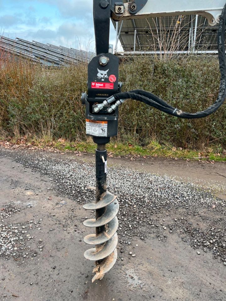 Minibagger Bobcat E19 Mieten + Erdbohrer in Alsfeld