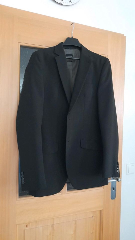 Herrenanzug, Gr. L, SCHWARZ,  Slim Fit in Höslwang