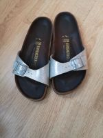 Birkenstock Madrid 38 schmal Silber lack Glitzer Sachsen - Lichtentanne Vorschau