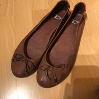 Leder-Ballerina braun Görtz - fast neu Nordrhein-Westfalen - Düren Vorschau